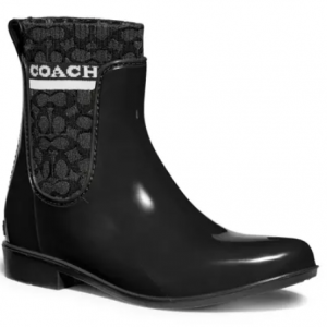 COACH Rivington Waterproof Chelsea Rain Boot